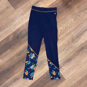 Matilda Jane 435 Moments With You Run Experiment Navy Leggings Floral 10 Girl